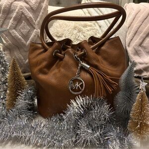 Michael Kors Ring Tote Cognac Leather